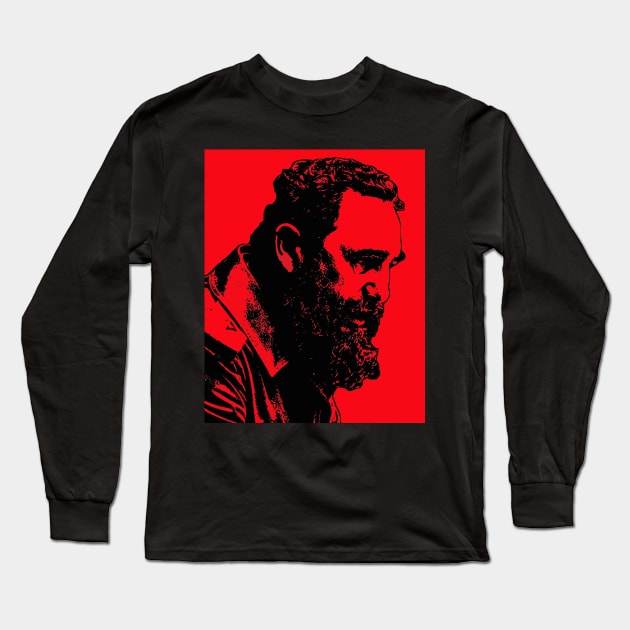 fidel castro Long Sleeve T-Shirt by oryan80